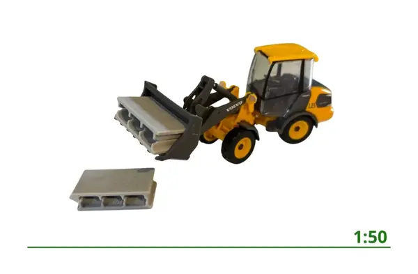 Volvo Volvo L25H Wheel Scraper 2010 - 1:50 - Bburago Volvo Volvo L25H Wheel Scraper 2010 - 1:50 - Bburago