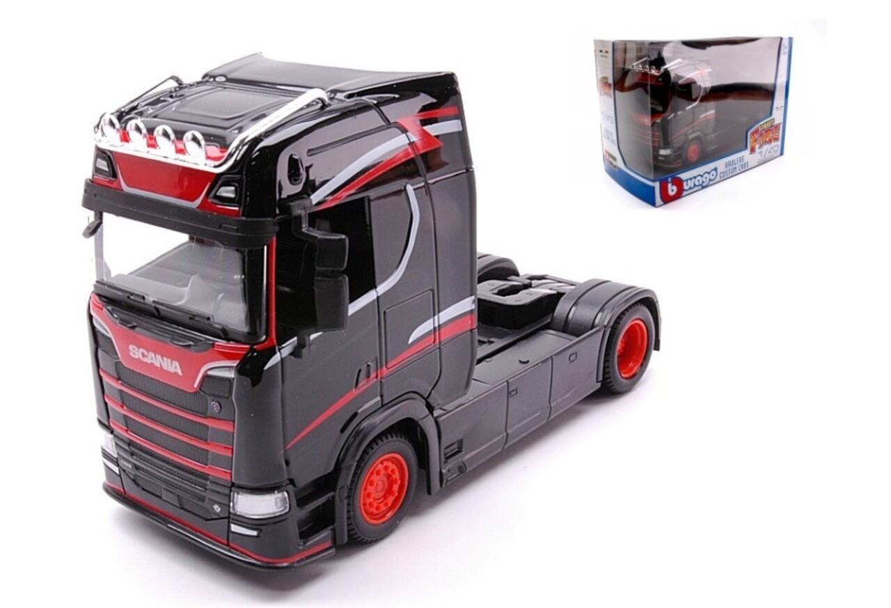 Volvo Scania S730 Highline Cab Tractor 4x2 - 1:43 - Bburago Volvo Scania S730 Highline Cab Tractor 4x2 - 1:43 - Bburago
