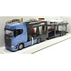 Scania Scania S 730 Highline Cab Car Transporter 4x2 + Car Transporter Trailer 2 Axle + Porsche Macan - 1:43 - Bburago