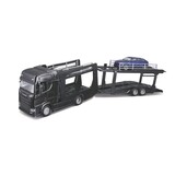 Scania Scania S 730 Highline Cab Car Transporter 4x2 + Car Transporter Trailer 2 Axle + Lamborghini Urus - 1:43 - Bburago