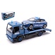 Alfa Romeo Flatbed Recovery Truck 4x2 + Alfa Romeo Giulietta 'Italian Police' - 1:43 - Bburago