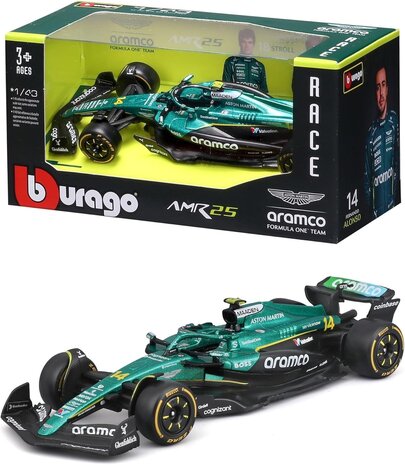 Formule 1 Aston Martin F1 AMR 25 #14 2025 (F.Alonso) - 1:43 - Bburago