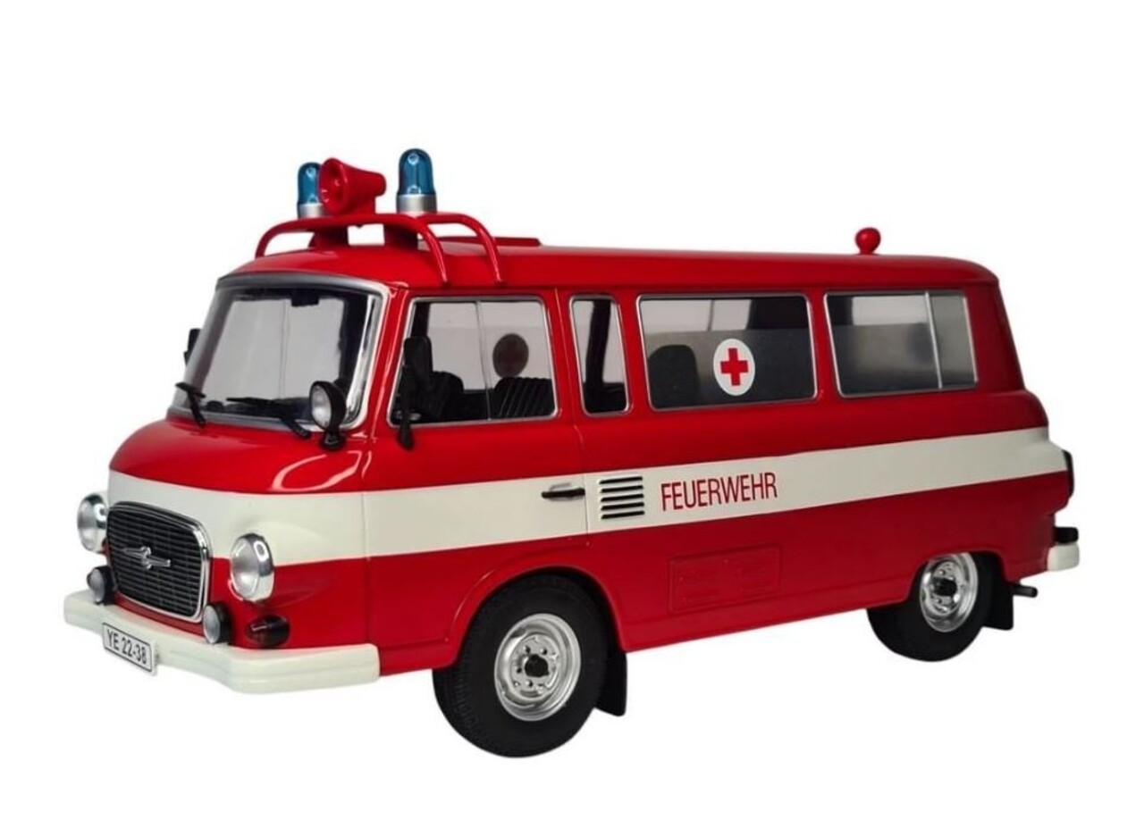 Barkas Barkas B 1000 Box Wagon 'Feuerwehr' - 1:18 - Modelcar Group