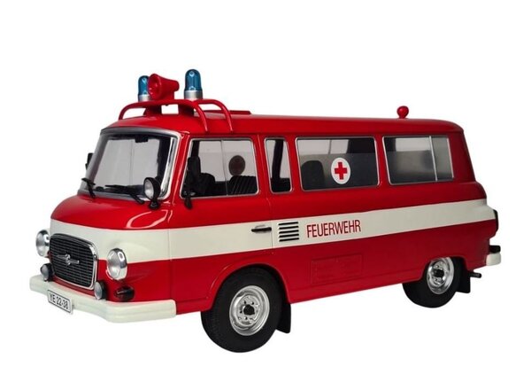 Barkas Barkas B 1000 Box Wagon 'Feuerwehr' - 1:18 - Modelcar Group