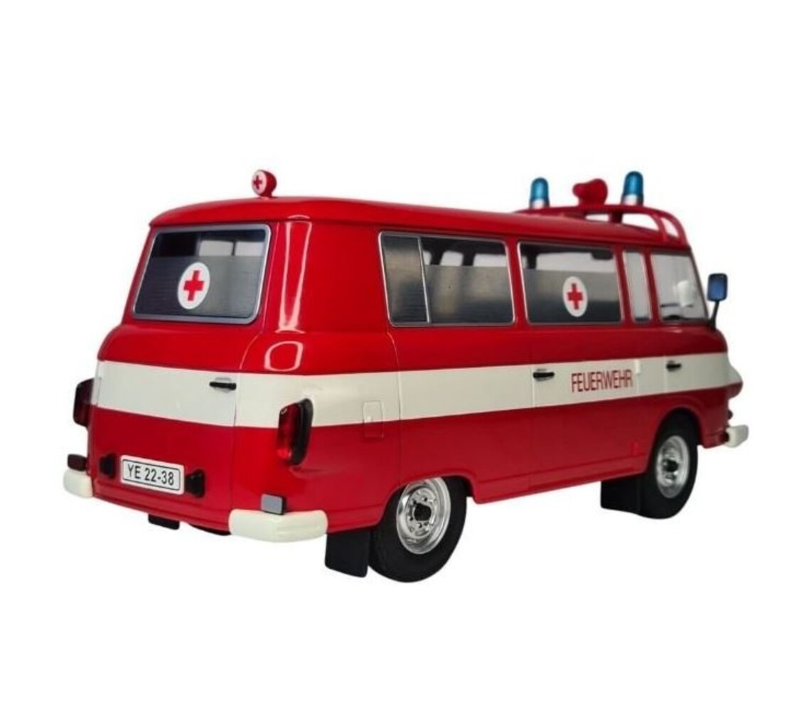 Barkas Barkas B 1000 Box Wagon 'Feuerwehr' - 1:18 - Modelcar Group