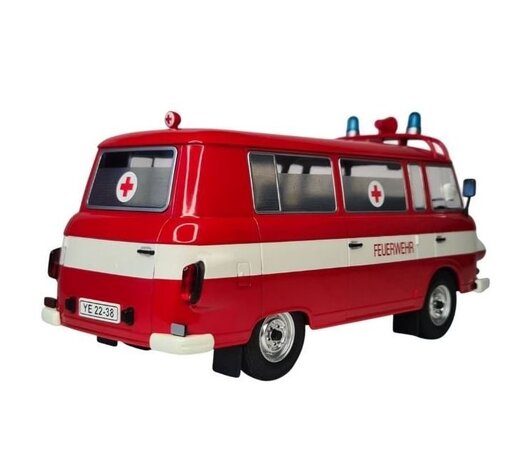 Barkas Barkas B 1000 Box Wagon 'Feuerwehr' - 1:18 - Modelcar Group