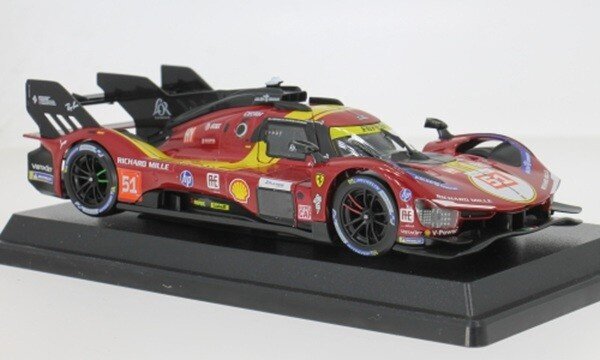 Ferrari Ferrari 499P 3.0L Turbo V6 #51 3rd 24H Le Mans 2025 - 1:24 - Bburago