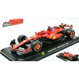 Formule 1 Ferrari F1 SF-24 Team Scuderia Ferrari #16 Winner GP Monaco 2024 (C.Leclerc) + Pilot + Showcase - 1:24 - Bburago