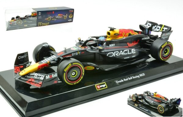 Formule 1 Red Bull F1 RB20 #1 Team Oracle Red Bull Racing World Champion Season 2024 (M.Verstappen) + Pilot + Showcase - 1:24 - Bburago