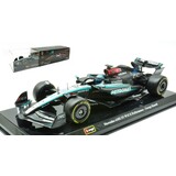 Formule 1 Mercedes GP F1 W15 AMG Petronas Moytorsport #63 Season 2024 (G.Russell) + Pilot + Showcase  - 1:24 - Bburago