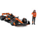 McLaren McLaren MCL38 #81 Team McLaren  Season 2024 Oscar Piastri + Pilot - 1:24 - Bburago