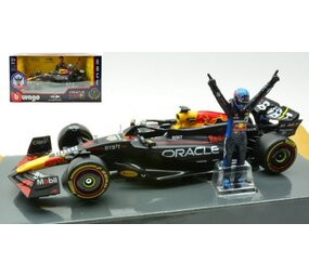 Formule 1 Red Bull F1 RB20 #1 Team Oracle Red Bull Racing World Champion Season 2024 (M.Verstappen Figure) - 1:24 - Bburago