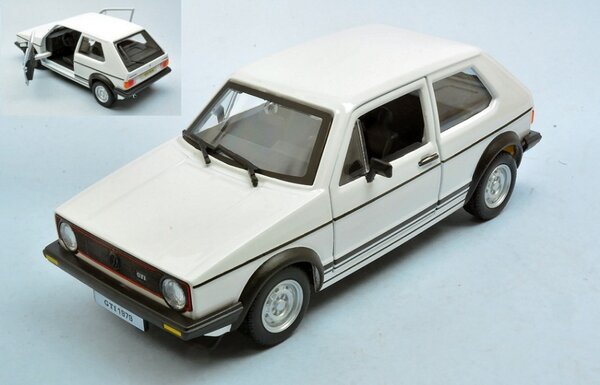 Volkswagen Volkswagen Golf MKI GTi 1979 (White Limited Edition) - 1:24 - Bburago