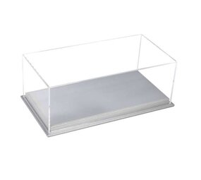 Atlantic Acrylic Display Case Mulhouse with Silver Leather Base - 1:18 - Atlantic Atlantic Acrylic Display Case Mulhouse with Silver Leather Base - 1:18 - Atlantic