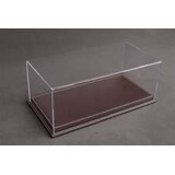 Atlantic Acrylic Display Case Mulhouse + Dark Brown Leather Base - 1:43 - Atlantic