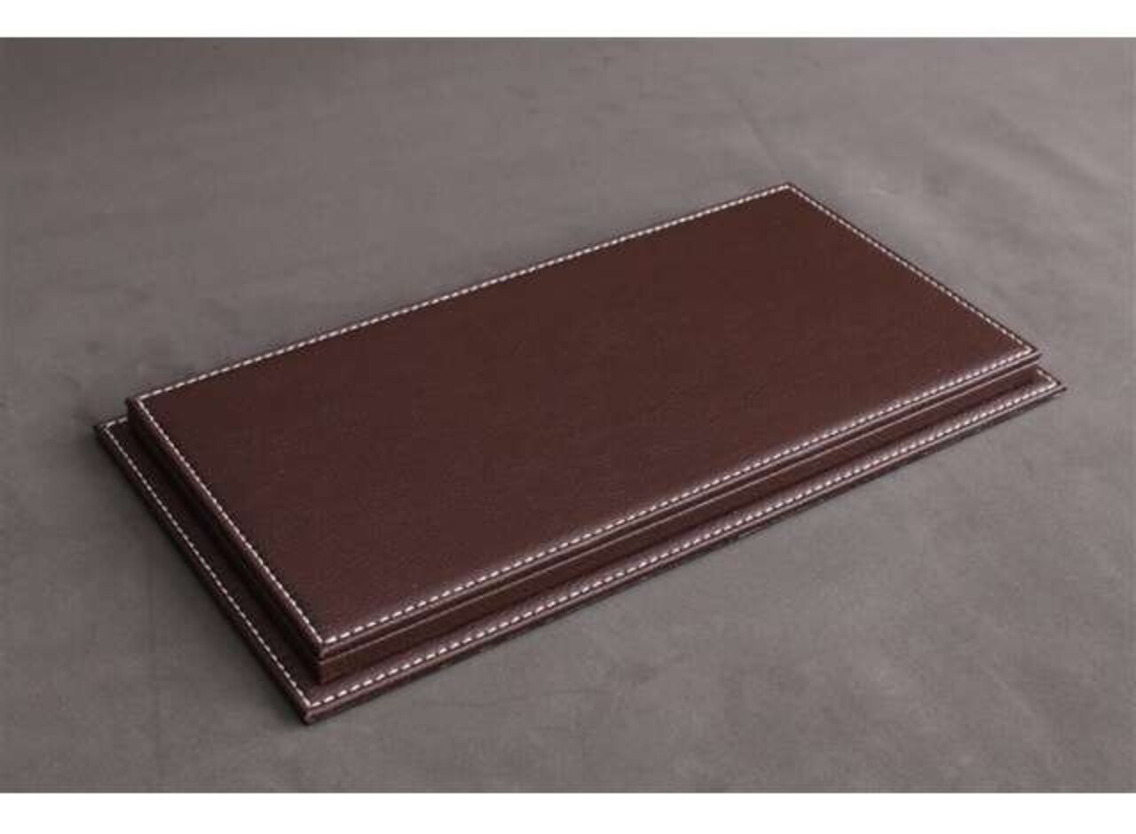 Atlantic Acrylic Display Case Mulhouse + Dark Brown Leather Base - 1:43 - Atlantic
