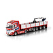 DAF DAF XG Tractor 4x2 + Semi Brick Trailer 4 Axle + Crane 'P&A Fonteijn' - 1:50 - WSI Models