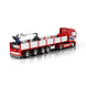 DAF DAF XG Tractor 4x2 + Semi Brick Trailer 4 Axle + Crane 'P&A Fonteijn' - 1:50 - WSI Models