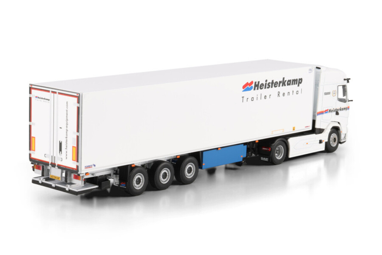 DAF DAF XG Tractor 4x2 MY2025 + Semi Reefer Trailer 3 Axle 'Heisterkamp'  - 1:50 - WSI Models
