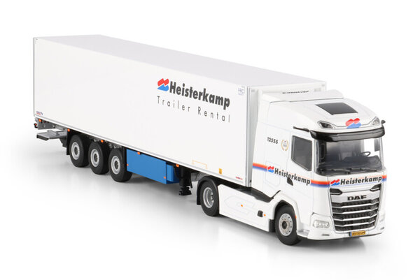 DAF DAF XG Tractor 4x2 MY2025 + Semi Reefer Trailer 3 Axle 'Heisterkamp'  - 1:50 - WSI Models