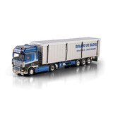 DAF DAF 95XF Super Space Cab Tractor 4x2 + Volume Trailer 3 Axle 'Roland De Block' - 1:50 - WSI Models