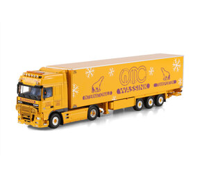 DAF DAF 95XF Super Space Cab Tractor 4x2 + Reefer Trailer 3 Axle 'Wassink' - 1:50 - WSI Models