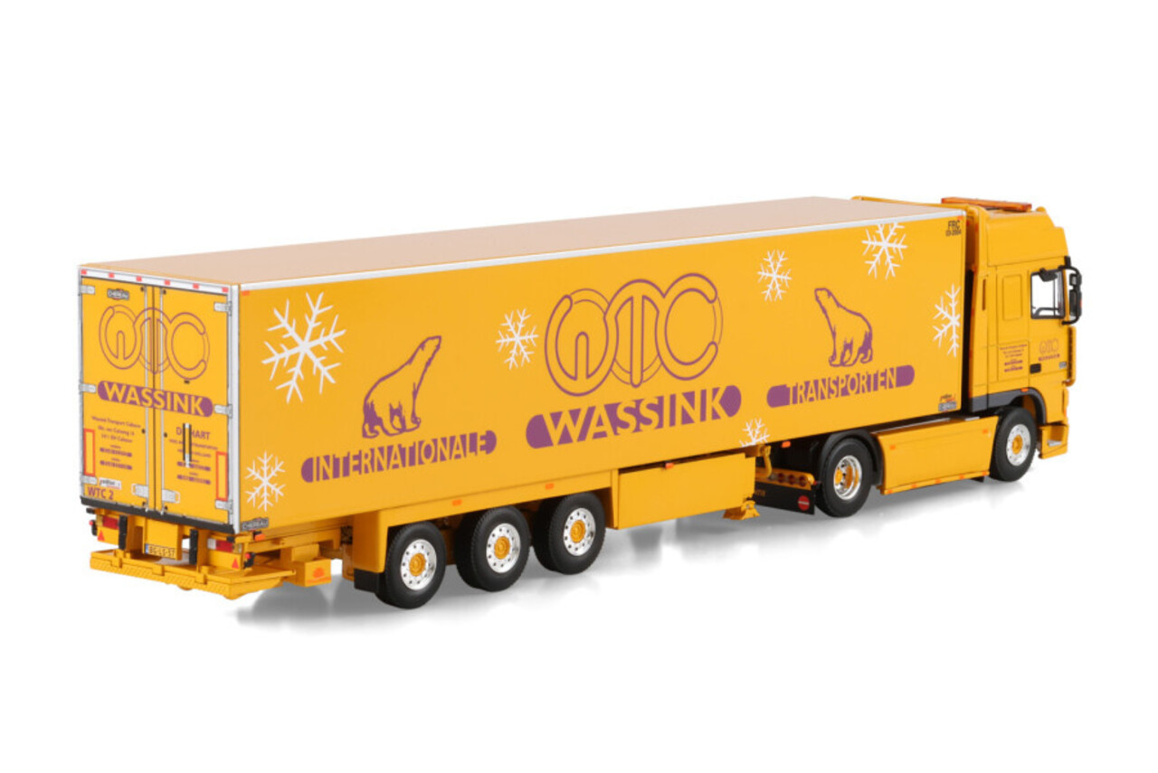 DAF DAF 95XF Super Space Cab Tractor 4x2 + Reefer Trailer 3 Axle 'Wassink'  - 1:50 - WSI Models