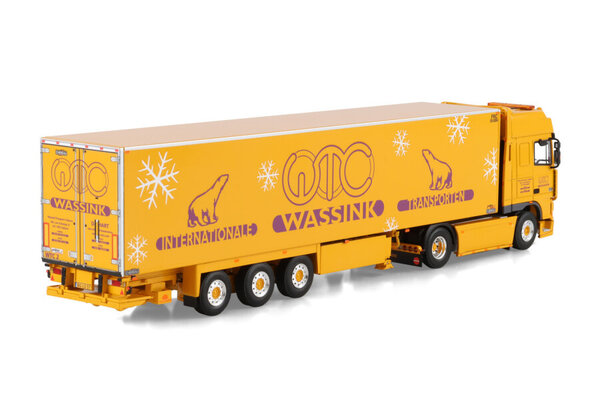DAF DAF 95XF Super Space Cab Tractor 4x2 + Reefer Trailer 3 Axle 'Wassink'  - 1:50 - WSI Models