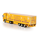 DAF DAF 95XF Super Space Cab Tractor 4x2 + Reefer Trailer 3 Axle 'Wassink'  - 1:50 - WSI Models
