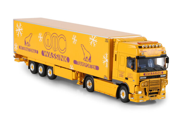 DAF DAF 95XF Super Space Cab Tractor 4x2 + Reefer Trailer 3 Axle 'Wassink'  - 1:50 - WSI Models