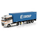 DAF DAF XG Tractor 4x2 MY2025 + Flex Container Semitrailer 3 Axle + 40FT Container 'Peeman' - 1:50 - WSI Models DAF DAF XG Tractor 4x2 MY2025 + Flex Container Semitrailer 3 Axle + 40FT Container 'Peeman' - 1:50 - WSI Models