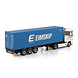 DAF DAF XG Tractor 4x2 MY2025 + Flex Container Semitrailer 3 Axle + 40FT Container 'Peeman' - 1:50 - WSI Models DAF DAF XG Tractor 4x2 MY2025 + Flex Container Semitrailer 3 Axle + 40FT Container 'Peeman' - 1:50 - WSI Models