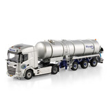 DAF DAF XF SH Tractor 4x2 + Sky Lights + Vacuum Tank Trailer 3 Axle 'Weijers Riooltechniek' - 1:50 - WSI Models