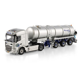 DAF DAF XF SH Tractor 4x2 + Sky Lights + Vacuum Tank Trailer 3 Axle 'Weijers Riooltechniek' - 1:50 - WSI Models