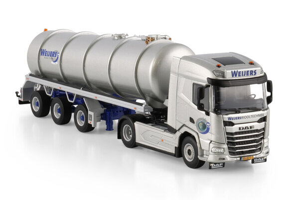 DAF DAF XF SH Tractor 4x2 + Sky Lights + Vacuum Tank Trailer 3 Axle 'Weijers Riooltechniek' - 1:50 - WSI Models DAF DAF XF SH Tractor 4x2 + Sky Lights + Vacuum Tank Trailer 3 Axle 'Weijers Riooltechniek' - 1:50 - WSI Models