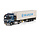 DAF 95XF Space Cab Tractor 4x2 + Flex Container Semitrailer 3 Axle + 40FT Reefer Container 'Jan Maasdam' - 1:50 - WSI Models