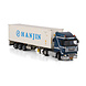 DAF DAF 95XF Space Cab Tractor 4x2 + Flex Container Semitrailer 3 Axle + 40FT Reefer Container 'Jan Maasdam' - 1:50 - WSI Models DAF DAF 95XF Space Cab Tractor 4x2 + Flex Container Semitrailer 3 Axle + 40FT Reefer Container 'Jan Maasdam' - 1:50 - WSI Models