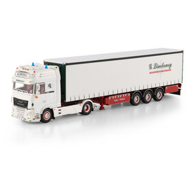 DAF DAF 95XF Super Space Cab Tractor 4x2 MY 2017 + Curtainside Semi Trailer 3 Axle 'Limbourg' - 1:50 - WSI Models DAF DAF 95XF Super Space Cab Tractor 4x2 MY 2017 + Curtainside Semi Trailer 3 Axle 'Limbourg' - 1:50 - WSI Models