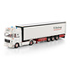 DAF DAF 95XF Super Space Cab Tractor 4x2 MY 2017 + Curtainside Semi Trailer 3 Axle 'Limbourg' - 1:50 - WSI Models DAF DAF 95XF Super Space Cab Tractor 4x2 MY 2017 + Curtainside Semi Trailer 3 Axle 'Limbourg' - 1:50 - WSI Models