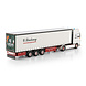 DAF DAF 95XF Super Space Cab Tractor 4x2 MY 2017 + Curtainside Semi Trailer 3 Axle 'Limbourg' - 1:50 - WSI Models DAF DAF 95XF Super Space Cab Tractor 4x2 MY 2017 + Curtainside Semi Trailer 3 Axle 'Limbourg' - 1:50 - WSI Models