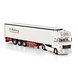 DAF DAF 95XF Super Space Cab Tractor 4x2 MY 2017 + Curtainside Semi Trailer 3 Axle 'Limbourg' - 1:50 - WSI Models DAF DAF 95XF Super Space Cab Tractor 4x2 MY 2017 + Curtainside Semi Trailer 3 Axle 'Limbourg' - 1:50 - WSI Models