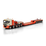 DAF Ginaf XF95 Space Cab 10x4 + Nooteboom Low Loader 5 Axle 'G.Zwagerman' - 1:50 - WSI Models DAF Ginaf XF95 Space Cab 10x4 + Nooteboom Low Loader 5 Axle 'G.Zwagerman' - 1:50 - WSI Models