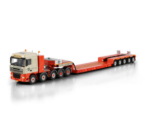 DAF Ginaf XF95 Space Cab 10x4 + Nooteboom Low Loader 5 Axle 'G.Zwagerman' - 1:50 - WSI Models DAF Ginaf XF95 Space Cab 10x4 + Nooteboom Low Loader 5 Axle 'G.Zwagerman' - 1:50 - WSI Models