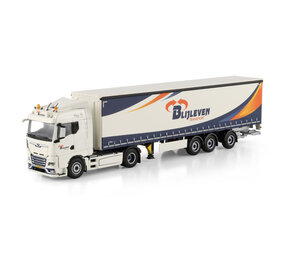 MAN MAN TGX GM Tractor 4x2 + Tridec Curtainside Semitrailer 3 Axle 'Blijleven Transport' - 1:50 - WSI Models MAN MAN TGX GM Tractor 4x2 + Tridec Curtainside Semitrailer 3 Axle 'Blijleven Transport' - 1:50 - WSI Models