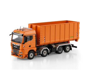 MAN MAN TGX GM Rigid Truck 8x2 Tag Axle + Hooklift System + Container 40m3 - 1:50 - WSI Models MAN MAN TGX GM Rigid Truck 8x2 Tag Axle + Hooklift System + Container 40m3 - 1:50 - WSI Models