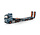 Mercedes-Benz Actros MP4 Stream Space Tractor 6x4 + Semi Wheel Well Low Loader 4 Axle 'Kai Andersens'  - 1:50 - WSI Models