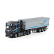 Scania Scania R Highline CR20H 6x2 Tag Axle + Tipper Volume Semitrailer 3 Axle 'Jan Volmer Transport BV' - 1:50 - WSI Models Scania Scania R Highline CR20H 6x2 Tag Axle + Tipper Volume Semitrailer 3 Axle 'Jan Volmer Transport BV' - 1:50 - WSI Models