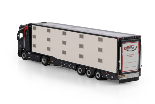 Scania Scania R Highline CR20H 4x2 + Iso Therm Live Stock Semitrailer 3 Axle 'Vlastrans' - 1:50 - WSI Models
