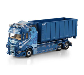Scania Scania S Highline CS20H Rigid Truck 6x2 Tag Axle + Hooklift System + 40m³ Container - 1:50 - WSI Models Scania Scania S Highline CS20H Rigid Truck 6x2 Tag Axle + Hooklift System + 40m³ Container - 1:50 - WSI Models