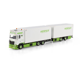 Scania Scania S Highline CS20H Rigid Reefer Truck 6x2 Tag Axle + Drawbar Trailer 2 Axle - 1:50 - WSI Models Scania Scania S Highline CS20H Rigid Reefer Truck 6x2 Tag Axle + Drawbar Trailer 2 Axle - 1:50 - WSI Models